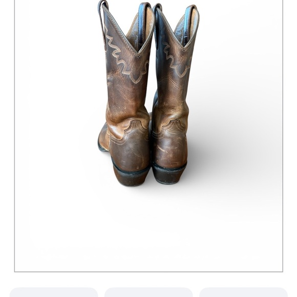 ARIAT Men’s Brown Heritage Sedona  Leather Western Cowboy Boots Size 8.5 - Picture 4 of 7